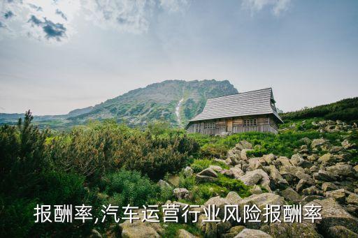 报酬率,汽车运营行业风险报酬率