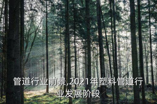管道行业前景,2021年塑料管道行业发展阶段