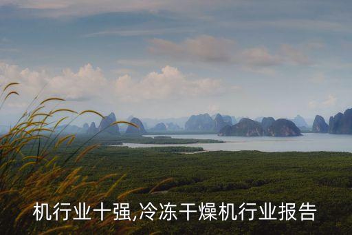 机行业十强,冷冻干燥机行业报告
