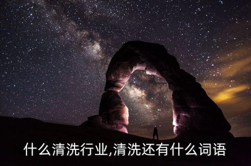 什么清洗行业,清洗还有什么词语