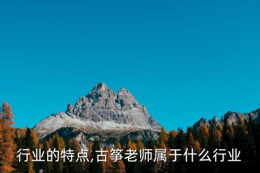 古筝行业的特点,古筝老师属于什么行业