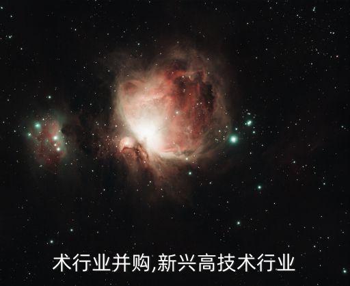 高技术行业并购,新兴高技术行业