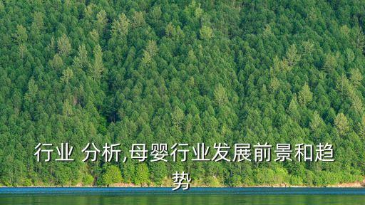 母婴 行业 分析,母婴行业发展前景和趋势