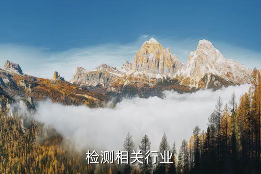 汽车检测相关行业