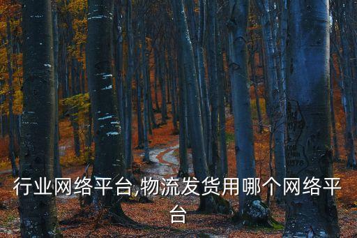 物流行业网络平台,物流发货用哪个网络平台