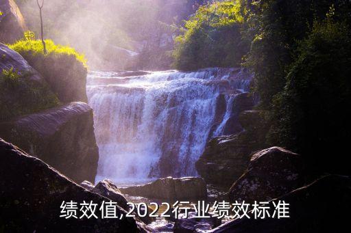绩效值,2022行业绩效标准