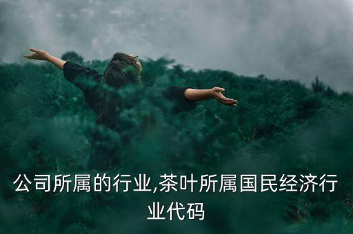 茶叶公司所属的行业,茶叶所属国民经济行业代码