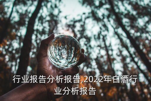 白酒行业报告分析报告,2022年白酒行业分析报告
