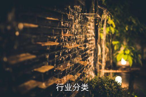 客户行业分类