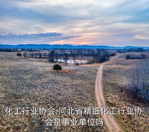 精细化工行业协会,河北省精细化工行业协会是事业单位吗