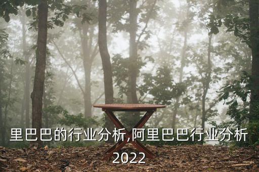 对阿里巴巴的行业分析,阿里巴巴行业分析2022
