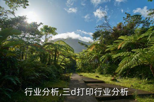 行业分析,三d打印行业分析