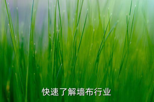 快速了解墙布行业