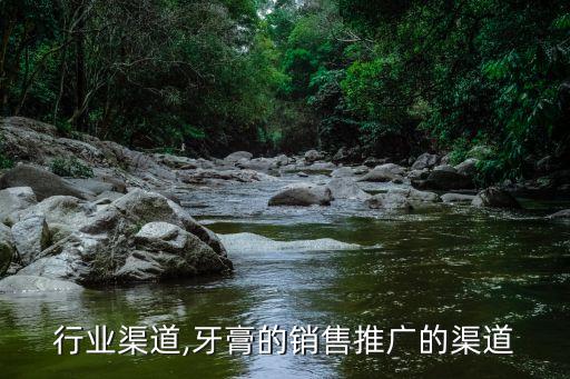 牙膏行业渠道,牙膏的销售推广的渠道