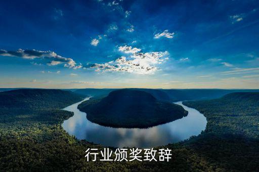 行业颁奖致辞