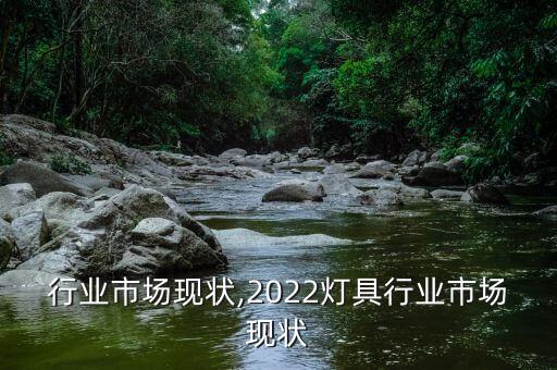 美发行业市场现状,2022灯具行业市场现状