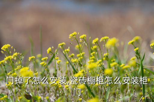 门掉了怎么安装,瓷砖橱柜怎么安装柜门