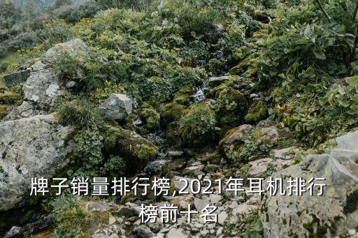 耳机牌子销量排行榜,2021年耳机排行榜前十名