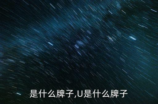 是什么牌子,U是什么牌子