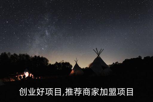 加盟创业好项目,推荐商家加盟项目?