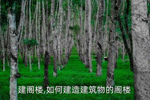 怎么建阁楼,如何建造建筑物的阁楼