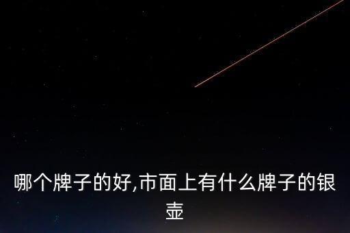 银壶哪个牌子的好,市面上有什么牌子的银壶?