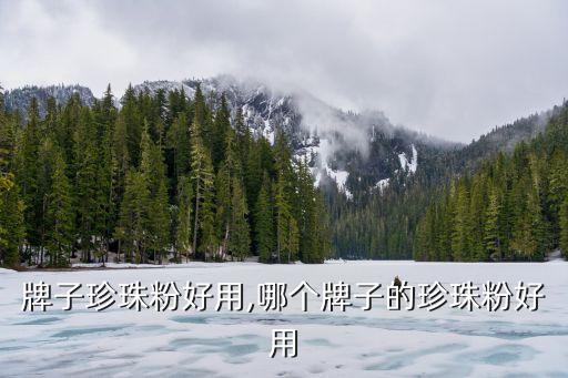 牌子珍珠粉好用,哪个牌子的珍珠粉好用