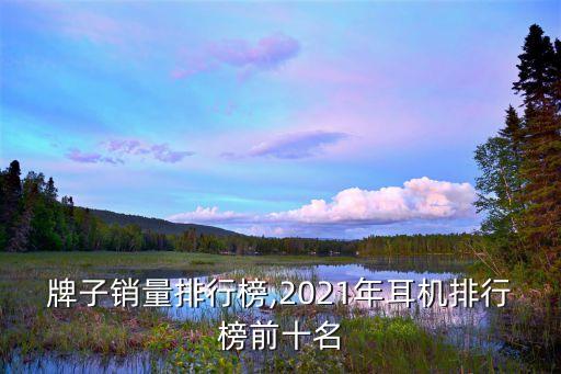 牌子销量排行榜,2021年耳机排行榜前十名