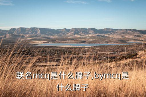 彪马联名mcq是什么牌子,bymcq是什么牌子?