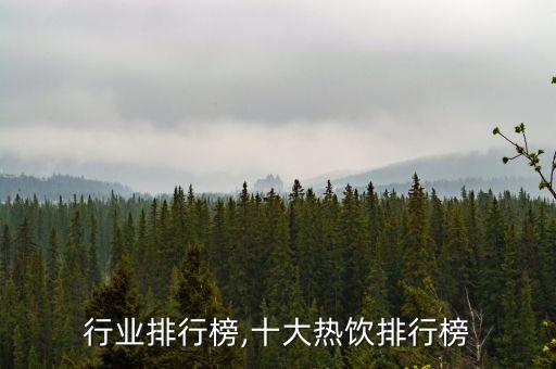 热门行业排行榜,十大热饮排行榜