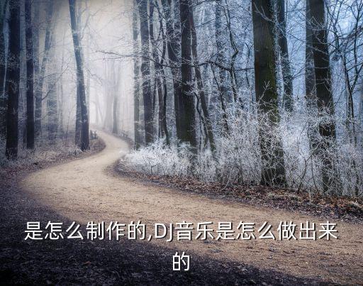 dj是怎么制作的,DJ音乐是怎么做出来的?