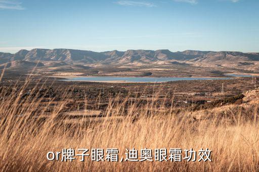 dior牌子眼霜,迪奥眼霜功效