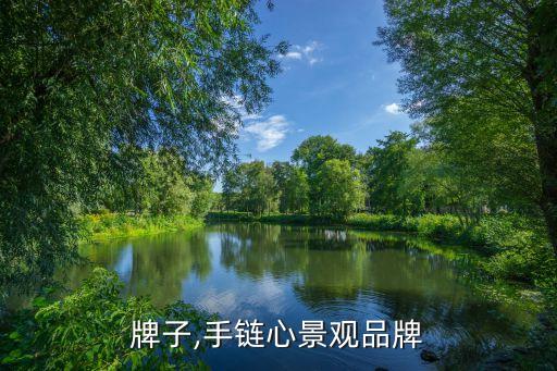 对镯牌子,手链心景观品牌