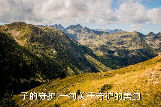 一辈子的守护,一句关于守护的美句