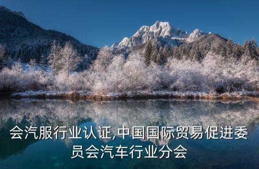 会汽服行业认证,中国国际贸易促进委员会汽车行业分会