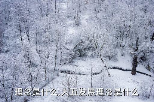 发展理念是什么,大五发展理念是什么