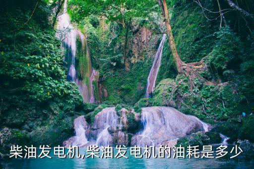 欧玛柴油发电机,柴油发电机的油耗是多少?