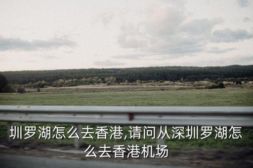 圳罗湖怎么去香港,请问从深圳罗湖怎么去香港机场