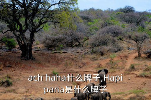 peach haha什么牌子,Hapipana是什么牌子?