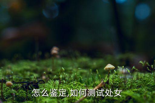 怎么鉴定,如何测试处女