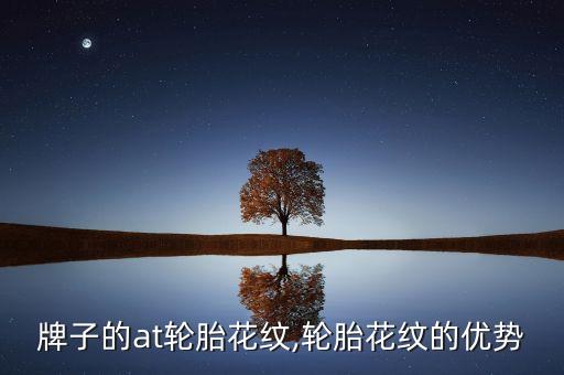 什么牌子的at轮胎花纹,轮胎花纹的优势