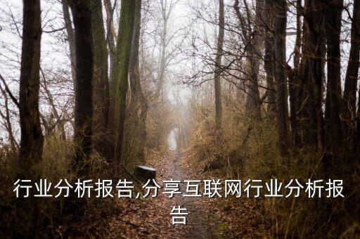 行业分析报告,分享互联网行业分析报告