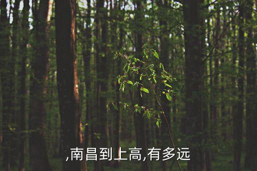 ,南昌到上高,有多远