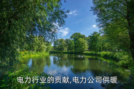 供暖电力行业的贡献,电力公司供暖