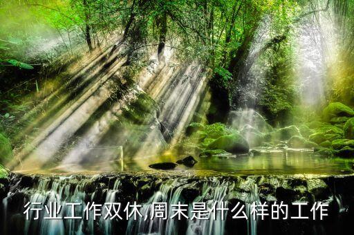 行业工作双休,周末是什么样的工作