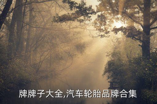 轮胎牌牌子大全,汽车轮胎品牌合集