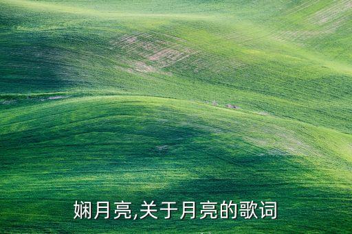 陈慧娴月亮,关于月亮的歌词