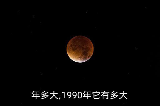 九四年多大,1990年它有多大