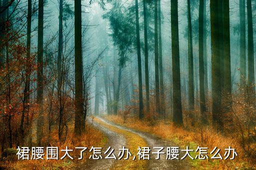 连衣裙腰围大了怎么办,裙子腰大怎么办?
