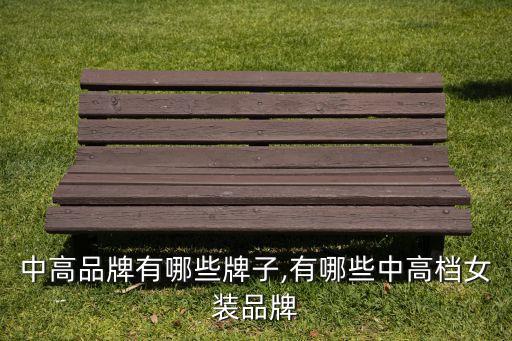 中高品牌有哪些牌子,有哪些中高档女装品牌